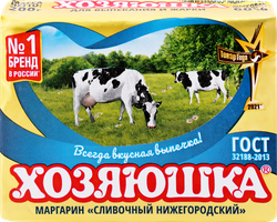 Маргарин ХОЗЯЮШКА Сливочный 60%, 200г, детальное фото