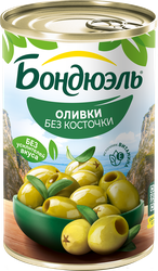 Оливки без косточки БОНДЮЭЛЬ, 314мл, фото
