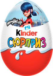 Яйцо шоколадное KINDER Сюрприз из молочного шоколада с игрушкой, 20г, крупный план