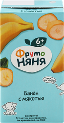 Нектар ФРУТОНЯНЯ Банан с мякотью, с 6 месяцев, 200мл, фото