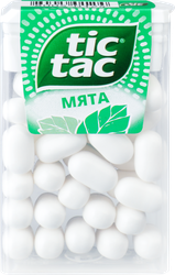 Драже TIC TAC Мята, 16г, крупный план