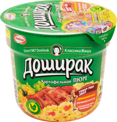 Пюре картофельное ДОШИРАК со вкусом курицы, 40г, детальное фото