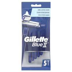 Станок для бритья одноразовый GILLETTE DISPOSABLE Blue 2 Plus, 5шт, картинка