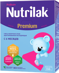 Смесь молочная NUTRILAK Premium 2 адаптированная, с 6 месяцев, 300г, фото