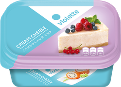 Сыр творожный КАРАТ Violette Cream Cheese Сливочный 70%, без змж, 400г, детальное фото