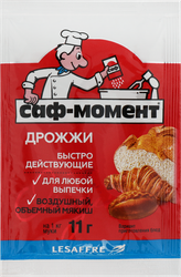Дрожжи хлебопекарные САФ Момент быстродействующие, 11г, детальное фото