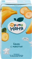 Нектар ФРУТОНЯНЯ Банан с мякотью, с 3 лет, 500мл, изображение