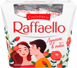 Конфеты RAFFAELLO с цельным миндальным орехом в кокосовой обсыпке, 150г, вид