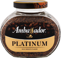 Кофе растворимый AMBASSADOR Platinum, ст/б, 95г, изображение