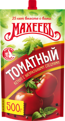 Кетчуп МАХЕЕВЪ Томатный, 500г, крупный план