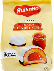 Пряники ЯШКИНО с вареной сгущенкой, 350г, крупный план