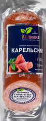Колбаса копчено-вареная КАЛИНКА Сервелат Карельский, 350г, детальное фото