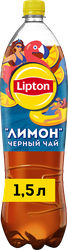 Напиток LIPTON Холодный чай со вкусом лимона негазированный, 1.5л, фото
