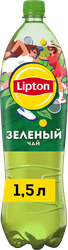 Напиток LIPTON Холодный зеленый чай негазированный, 1.5л, картинка
