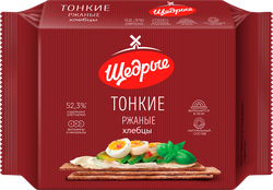 Хлебцы ржаные ЩЕДРЫЕ тонкие, 170г, картинка