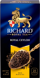Чай черный RICHARD Royal Ceylon Цейлонский байховый, 25пак, фотография