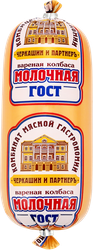 Колбаса вареная ЧЕРКАШИН И ПАРТНЕРЪ Молочная, категория Б, 350г, фото