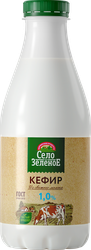 Кефир СЕЛО ЗЕЛЕНОЕ 1%, без змж, 930г, фото