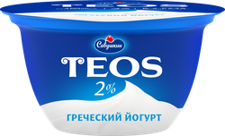 Йогурт TEOS Греческий 2%, без змж, 140г, фотография