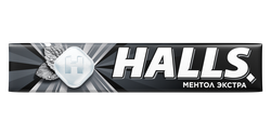 Карамель леденцовая HALLS Ментол экстра, 24,5г, крупный план