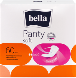 Прокладки ежедневные BELLA Panty Soft, 60шт, изображение