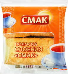 Полоска слоеная СМАК, высший сорт, 80г, крупный план