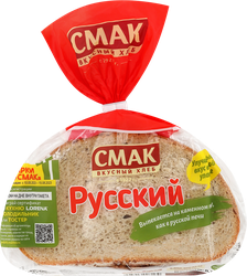 Хлеб СМАК Русский 1-й сорт в нарезке, 300г, фото