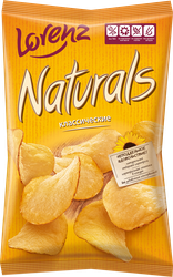 Чипсы картофельные NATURALS Lorenz Классические с солью, 100г, фото