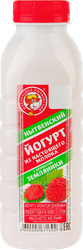 Йогурт питьевой МЗ НЫТВЕНСКИЙ Земляника 2,5% ГОСТ, без змж, 400г, изображение