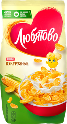 Хлопья кукурузные ЛЮБЯТОВО, 300г, фото