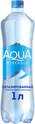 Вода питьевая AQUA MINERALE негазированная, 1л, крупный план