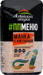 Крупа манная АЛТАЙСКАЯ СКАЗКА с клетчаткой, 550г, картинка