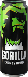 Напиток энергетический GORILLA тонизирующий без консервантов газированный, 0.45л, картинка
