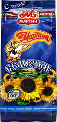 Семечки ОТ МАРТИНА Отборные с морской солью, 100г, картинка