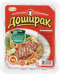 Лапша ДОШИРАК со вкусом говядины, 90г, картинка