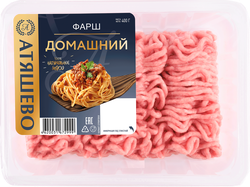 Фарш из свинины и говядины АТЯШЕВО Домашний, 400г, вид
