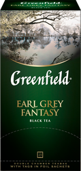 Чай черный GREENFIELD Earl Grey Fantasy с ароматом бергамота, 25пак, изображение