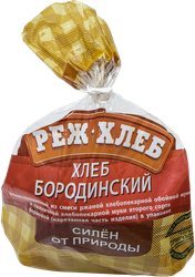 Хлеб РЕЖ-ХЛЕБ Бородинский половинка в нарезке, 300г, фотография