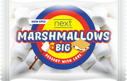 Зефир NEXT Marshmallows Big со вкусом ванили, 200г, изображение