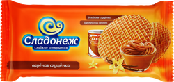 Вафли сиропные СЛАДОНЕЖ Вареная сгущенка, 240г, изображение