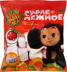 Суфле СЛАДКИЙ СНЕГ Нежное со вкусом клубники со сливками, 85г, фото