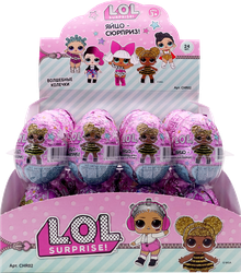 Яйцо шоколадное L.O.L. с игрушкой в капсуле, 20г, фотография