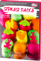 Набор пасхальный для декора яиц ДОМАШНЯЯ КУХНЯ Яркая Пасха, 2,8г, вид