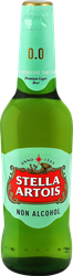 Пиво светлое безалкогольное STELLA ARTOIS фильтрованное пастеризованное, не более 0,5%, 0.44л, фото