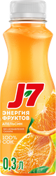 Сок J7 Апельсин с мякотью, 0.3л, крупный план