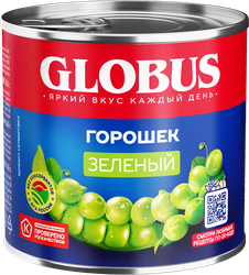 Горошек зеленый GLOBUS, 400г, фотография