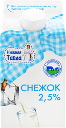 Снежок йогуртный НИЖНЯЯ ТАВДА с сахаром 2,5%, без змж, 450г, крупный план
