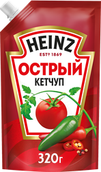 Кетчуп HEINZ Острый, 320г, детальное фото