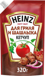 Кетчуп HEINZ Для гриля и шашлыка, 320г, вид
