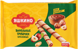 Трубочки вафельные ЯШКИНО Ореховые, 190г, фото